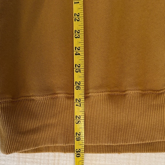 Aerie Mustard Oversized Crew Neck Sweatshirt - Picture 9 of 9
